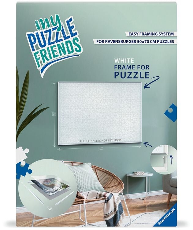 Produktbild: Puzzlezubeh&ouml;r - Puzzle-Rahmen, wei&szlig;