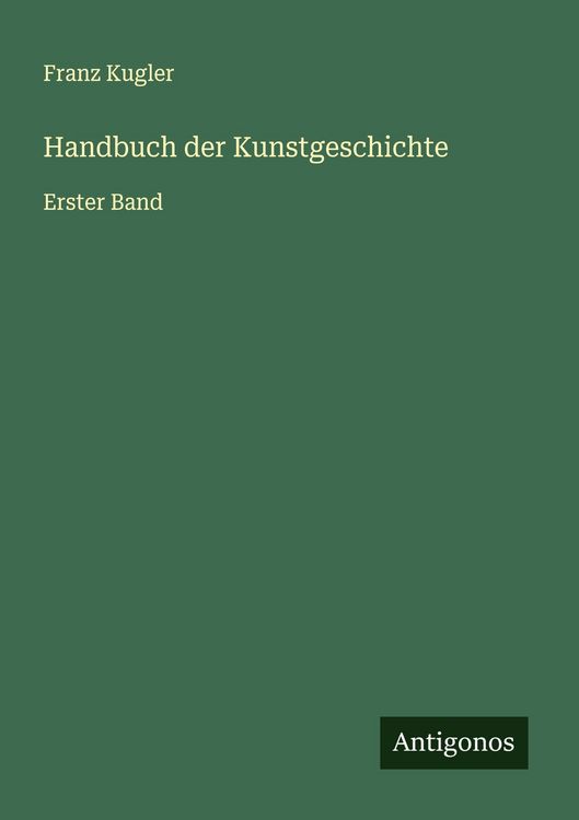 Produktbild: Handbuch der Kunstgeschichte