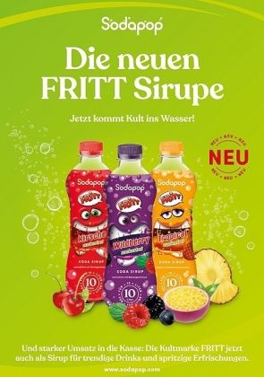 Produktbild: SODAPOP FRITT Sirup Wildberry 500ml f&uuml;r 10 Liter