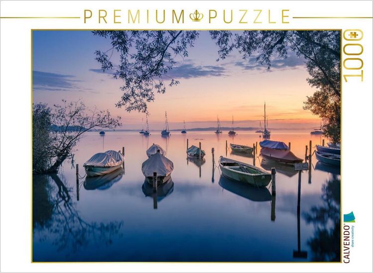 CALVENDO Puzzle 'Ammersee' - 1000 Teile, Fertige Größe 64x48 Cm, Premium-Qualität Aus Europa