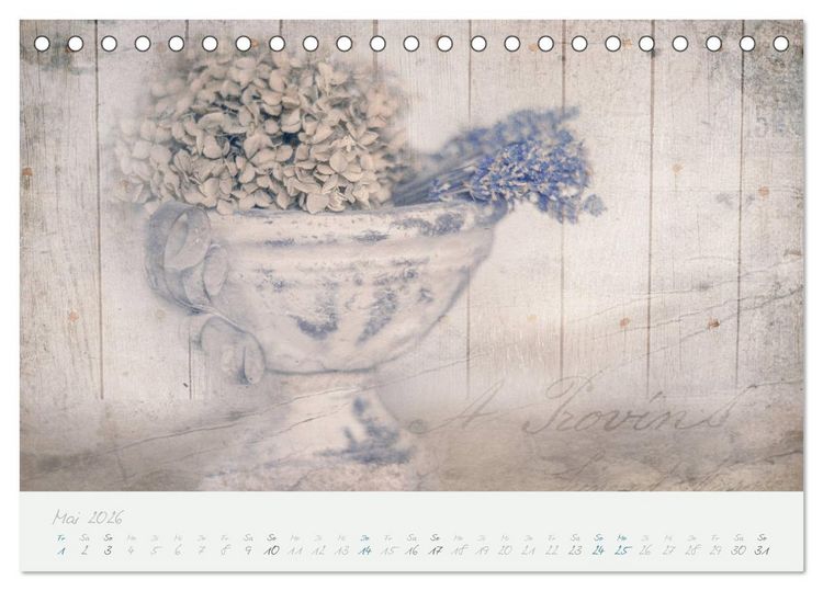 Produktbild: Shabby ist Chic (Tischkalender 2026 DIN A5 quer), CALVENDO Monatskalender
