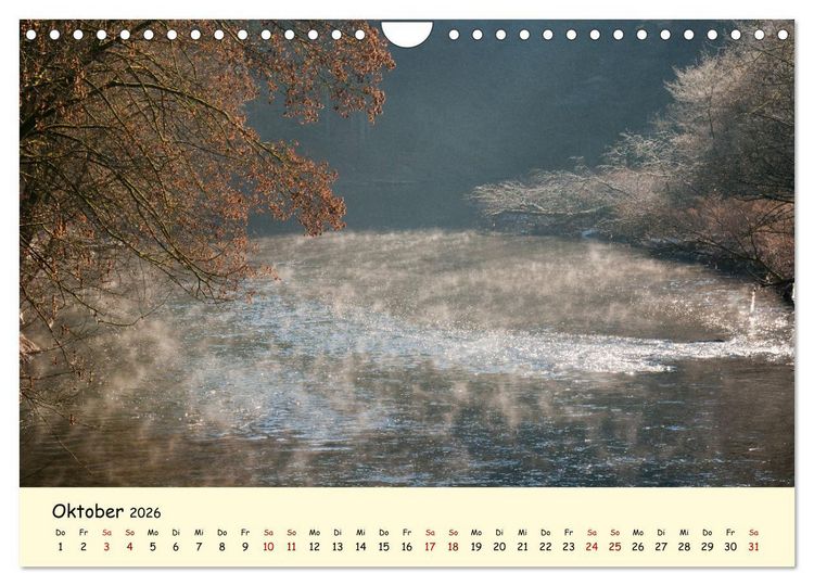 Produktbild: M&uuml;ngstener Br&uuml;cke - Landschaft rund um Solingen (Wandkalender 2026 DIN A4 quer), CALVENDO Monatskalender
