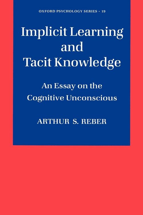 Produktbild: Implicit Learning and Tacit Knowledge