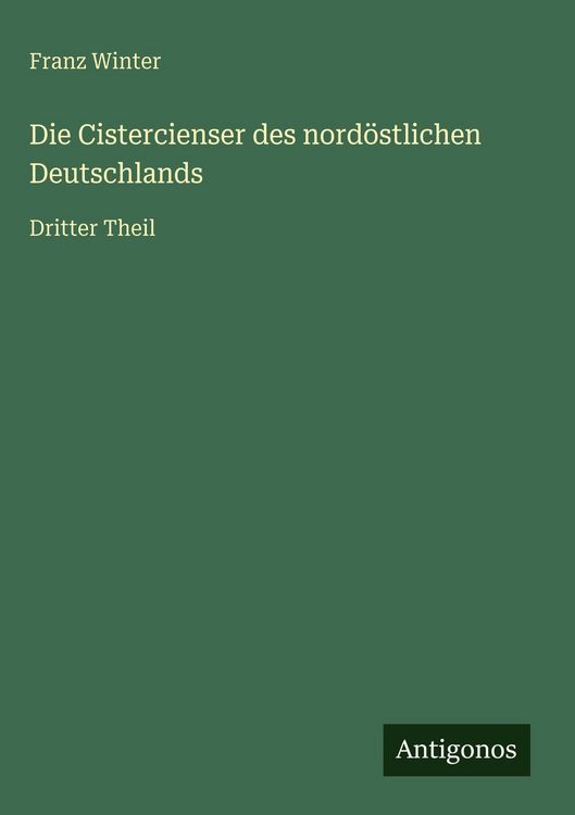 Produktbild: Die Cistercienser des nord&ouml;stlichen Deutschlands