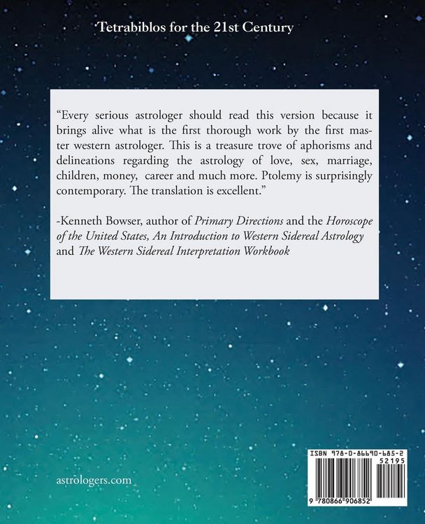 Produktbild: Tetrabiblos for the 21st Century