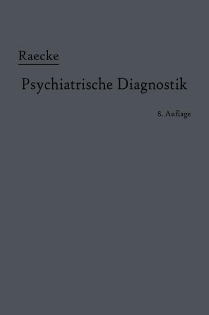 Produktbild: Grundriss der psychiatrischen Diagnostik