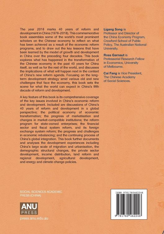Produktbild: China's 40 Years of Reform and Development: 1978-2018
