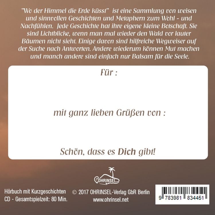 Produktbild: Wo der Himmel die Erde k&uuml;sst