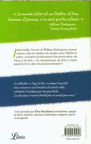 Produktbild: Osez (re)lire Shakespeare : 25 extraits qui englobent le monde