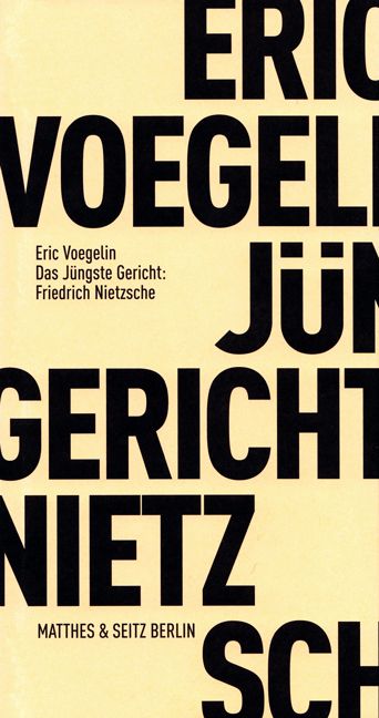 Produktbild: Das J&uuml;ngste Gericht: Friedrich Nietzsche