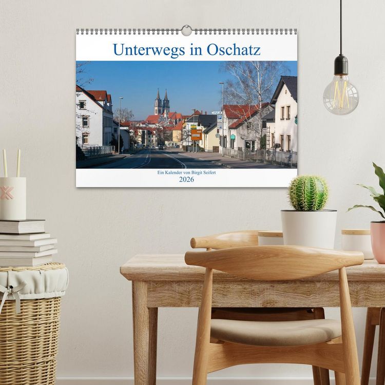Produktbild: Unterwegs in Oschatz (Wandkalender 2026 DIN A3 quer), CALVENDO Monatskalender