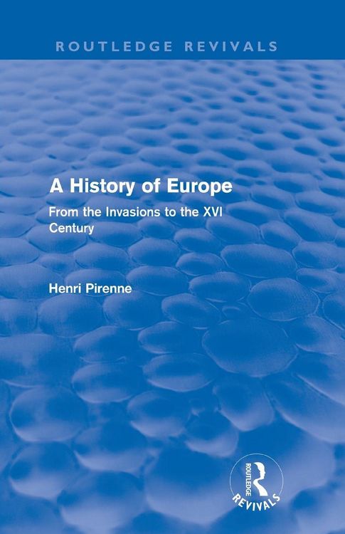 Produktbild: A History of Europe (Routledge Revivals)
