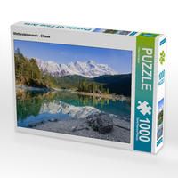 Produktbild: CALVENDO Puzzle Wettersteinmassiv - Eibsee | 1000 Teile Lege-Gr&ouml;&szlig;e 64x48cm Foto-Puzzle f&uuml;r gl&uuml;ckliche Stunden