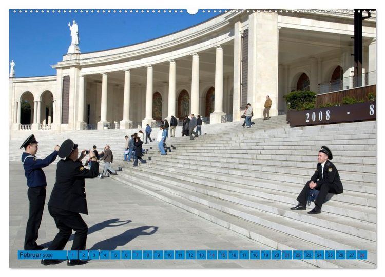 Produktbild: Wallfahrt nach Fatima (Wandkalender 2026 DIN A2 quer), CALVENDO Monatskalender