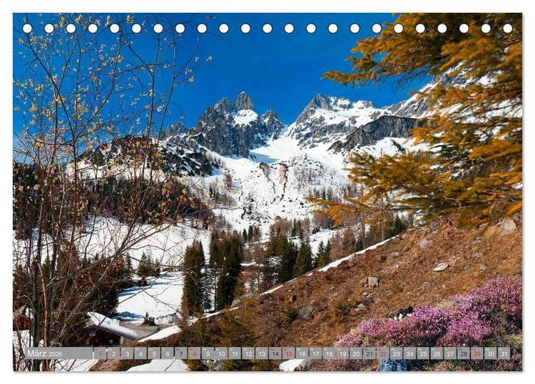Produktbild: Die Bischofsm&uuml;tze im sch&ouml;nen Salzburger Land (Tischkalender 2026 DIN A5 quer), CALVENDO Monatskalender
