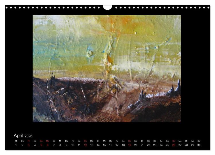 Produktbild: Kunstkalender von Michaela Nagel (Wandkalender 2026 DIN A3 quer), CALVENDO Monatskalender