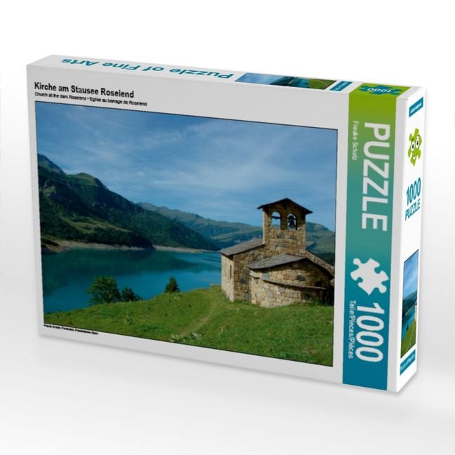 Produktbild: Kirche am Stausee Roselend (Puzzle)