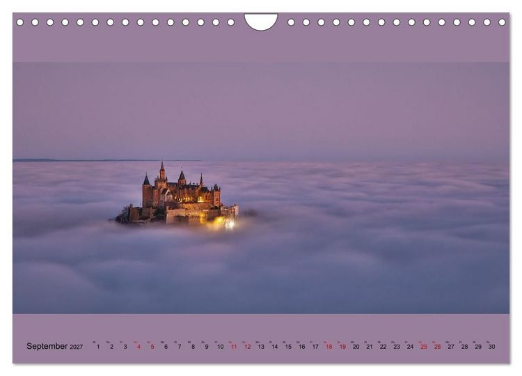 Produktbild: Fogscapes - magische Nebellandschaften (Wandkalender 2027 DIN A4 quer), CALVENDO Monatskalender
