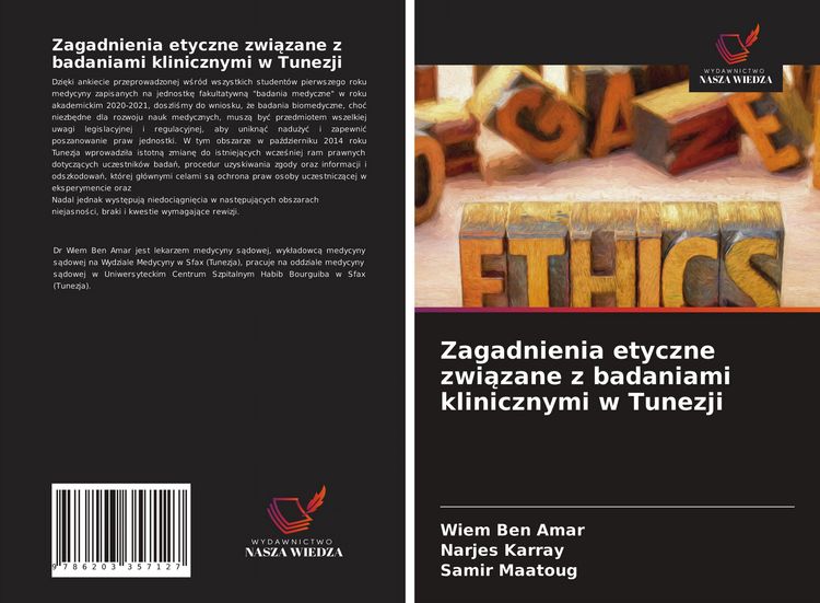 Produktbild: Zagadnienia etyczne zwi&iquest;zane z badaniami klinicznymi w Tunezji