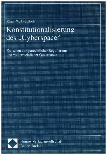 Produktbild: Konstitutionalisierung des "Cyberspace"