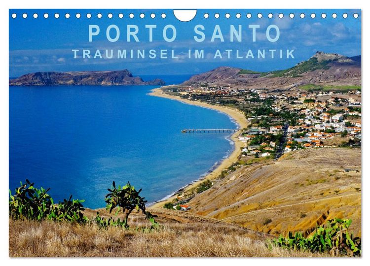 Produktbild: Porto Santo Trauminsel im Atlantik (Wandkalender 2026 DIN A4 quer), CALVENDO Monatskalender