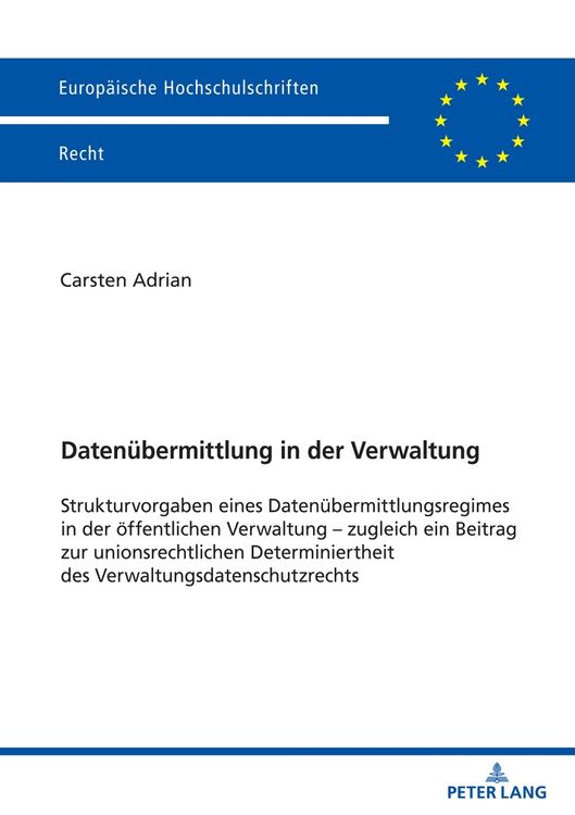 Produktbild: Daten&uuml;bermittlung in der Verwaltung
