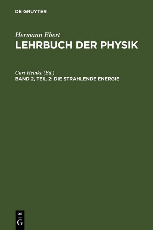 Produktbild: Die strahlende Energie