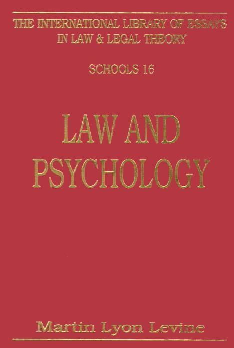 Produktbild: Law and Psychology
