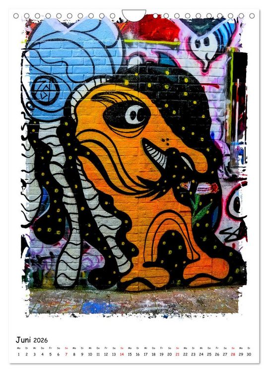 Produktbild: Street Art in Gent (Wandkalender 2026 DIN A4 hoch), CALVENDO Monatskalender