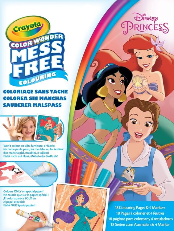 Produktbild: CRAYOLA - Color Wonder Malspass Disney Prinzessinnen