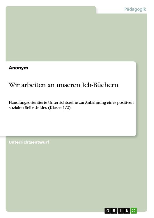 Produktbild: Wir arbeiten an unseren Ich-B&uuml;chern