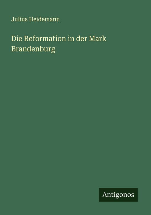 Produktbild: Die Reformation in der Mark Brandenburg