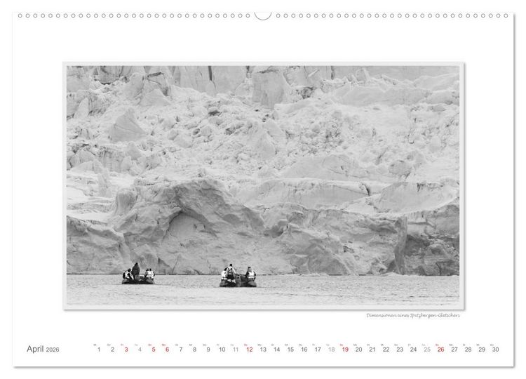Produktbild: Spitzbergen Svalbard (Wandkalender 2026 DIN A2 quer), CALVENDO Monatskalender