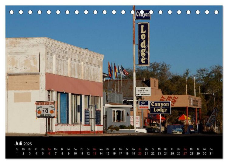 Produktbild: West of Midpoint (Tischkalender 2025 DIN A5 quer), CALVENDO Monatskalender