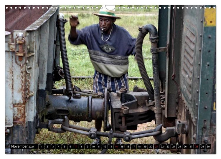 Produktbild: Mit der Eisenbahn durch Madagaskar (Wandkalender 2027 DIN A3 quer), CALVENDO Monatskalender