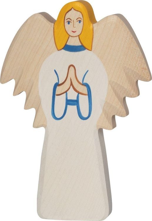 Holztiger Figur 'Balthasar 3' – Aus Massivem Ahornholz, Handbemalt, Kindersicher – Für Spielwelt & Dekoration