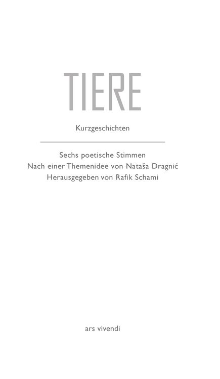 Produktbild: Tiere