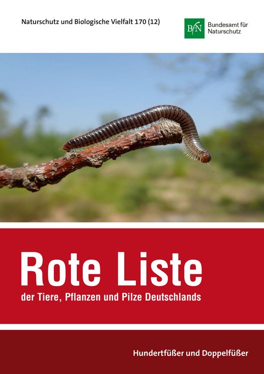 Produktbild: NaBiV Heft 170/12: Rote Liste und Gesamtartenliste der Hundertf&uuml;&szlig;er und Doppelf&uuml;&szlig;er