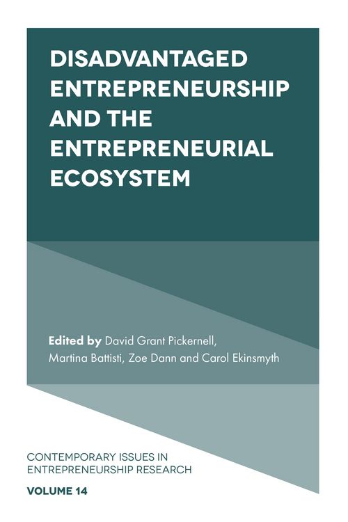 Produktbild: Disadvantaged Entrepreneurship and the Entrepreneurial Ecosystem