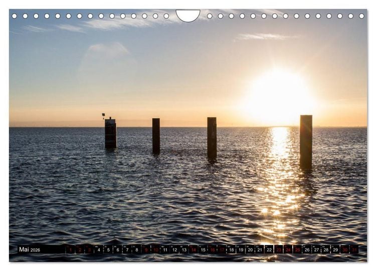 Produktbild: Nordseeinsel Pellworm 2026 (Wandkalender 2026 DIN A4 quer), CALVENDO Monatskalender