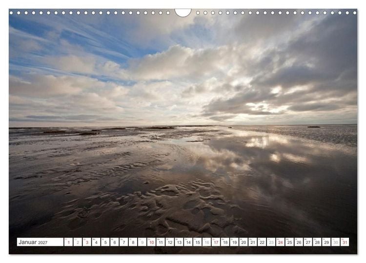 Produktbild: Meerblick - die Nordsee (Wandkalender 2027 DIN A3 quer), CALVENDO Monatskalender