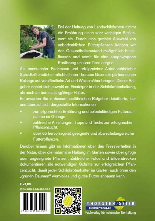 Produktbild: Der Schildkr&ouml;ten-G&auml;rtner - Naturnahe Ern&auml;hrung Europ&auml;ischer Landschildkr&ouml;ten