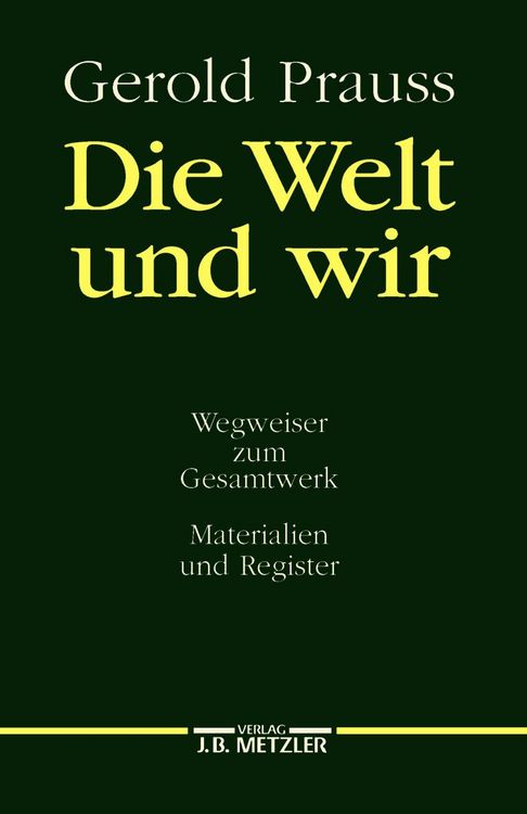 Produktbild: Die Welt und wir