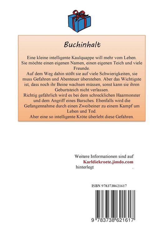 Produktbild: Karl - Eine Kr&ouml;te geht ihren Weg Teil 1 Neuauflage