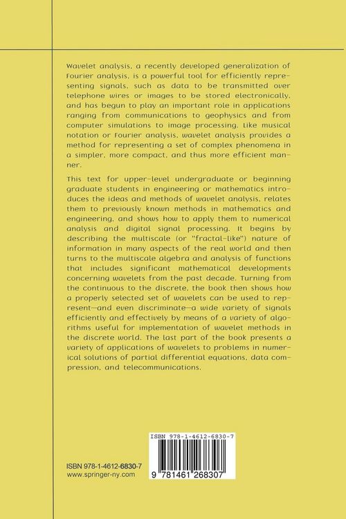 Produktbild: Wavelet Analysis
