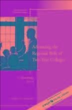 Produktbild: Advancing the Regional Role of Two-Year Colleges
