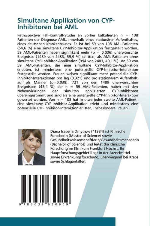 Produktbild: Simultane Applikation von CYP-Inhibitoren bei AML