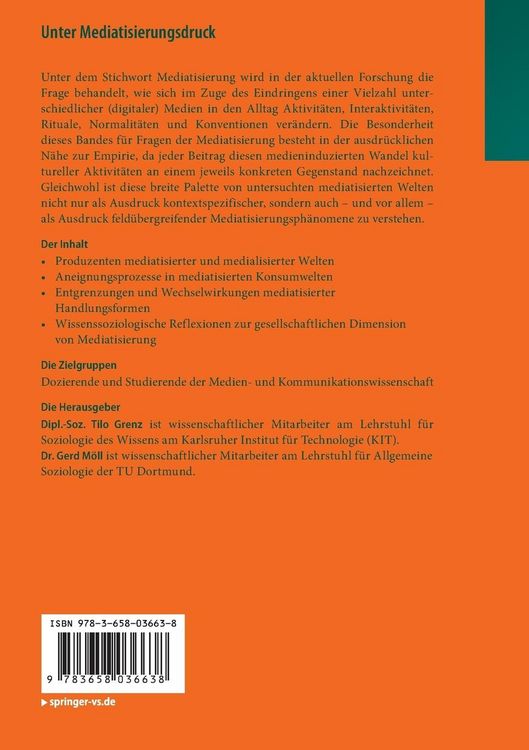 Produktbild: Unter Mediatisierungsdruck