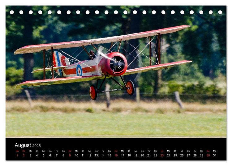 Produktbild: Modellflieger / CH-Version (Tischkalender 2026 DIN A5 quer), CALVENDO Monatskalender