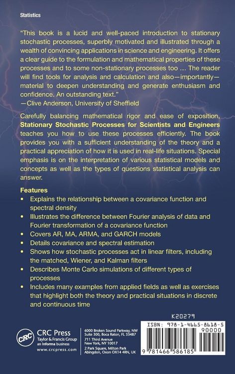 Produktbild: Stationary Stochastic Processes for Scientists and Engineers